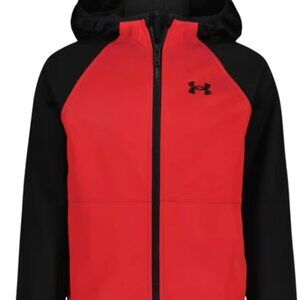 Under Armour Sim Softshell Jacket Red Size Youth Large